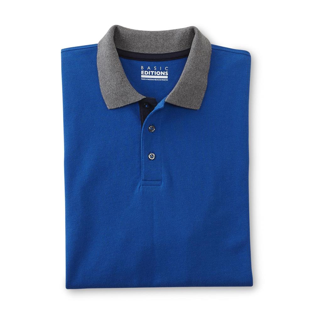 Basic Editions Men's Polo Shirt - Colorblock