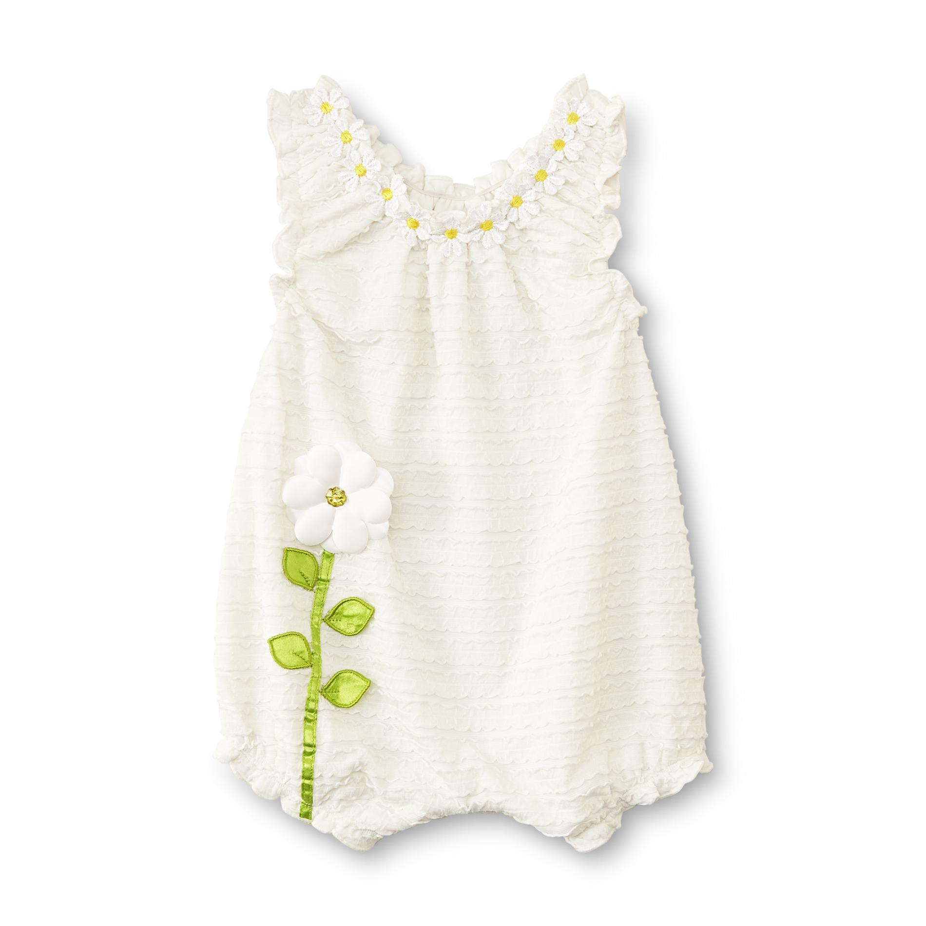 Baby Grand Signature Infant Girl's Ruffle Romper - Floral