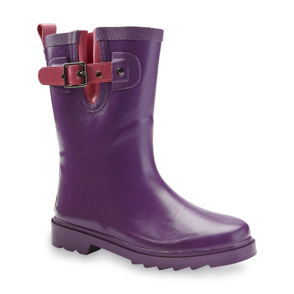 Western Chief Toddler Girl's Purple/Pink Knee-High Rain Boot