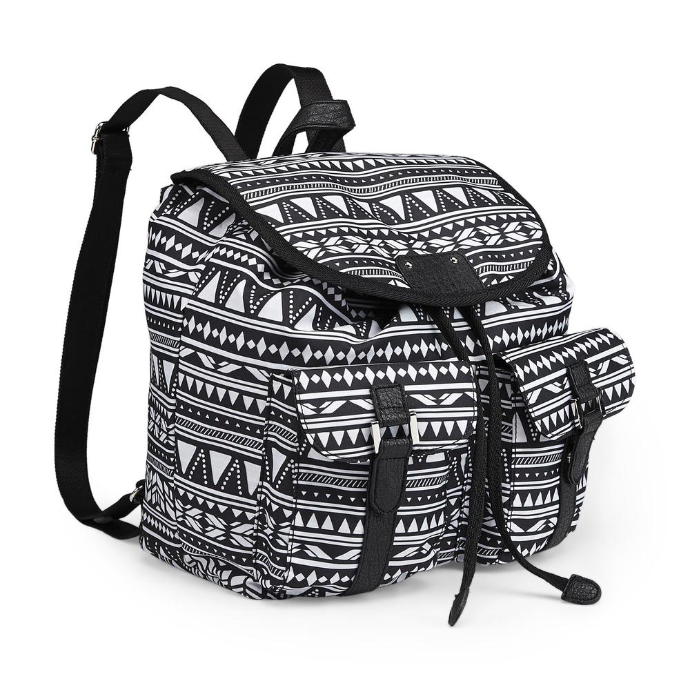 Joe Boxer Women's Mini Backpack - Ikat Print