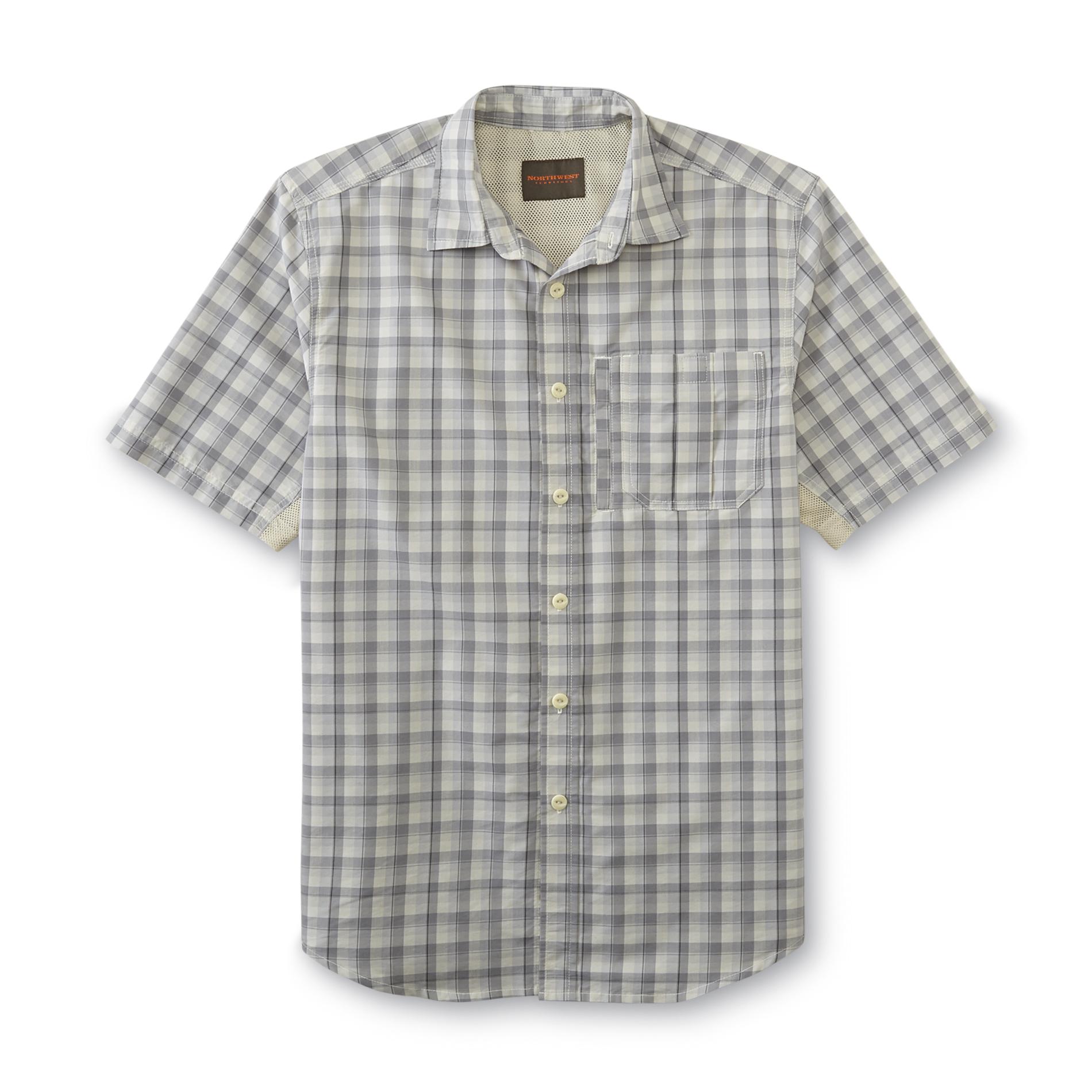 Northwest Territory Men's Short-Sleeve Utility Shirt - Plaid