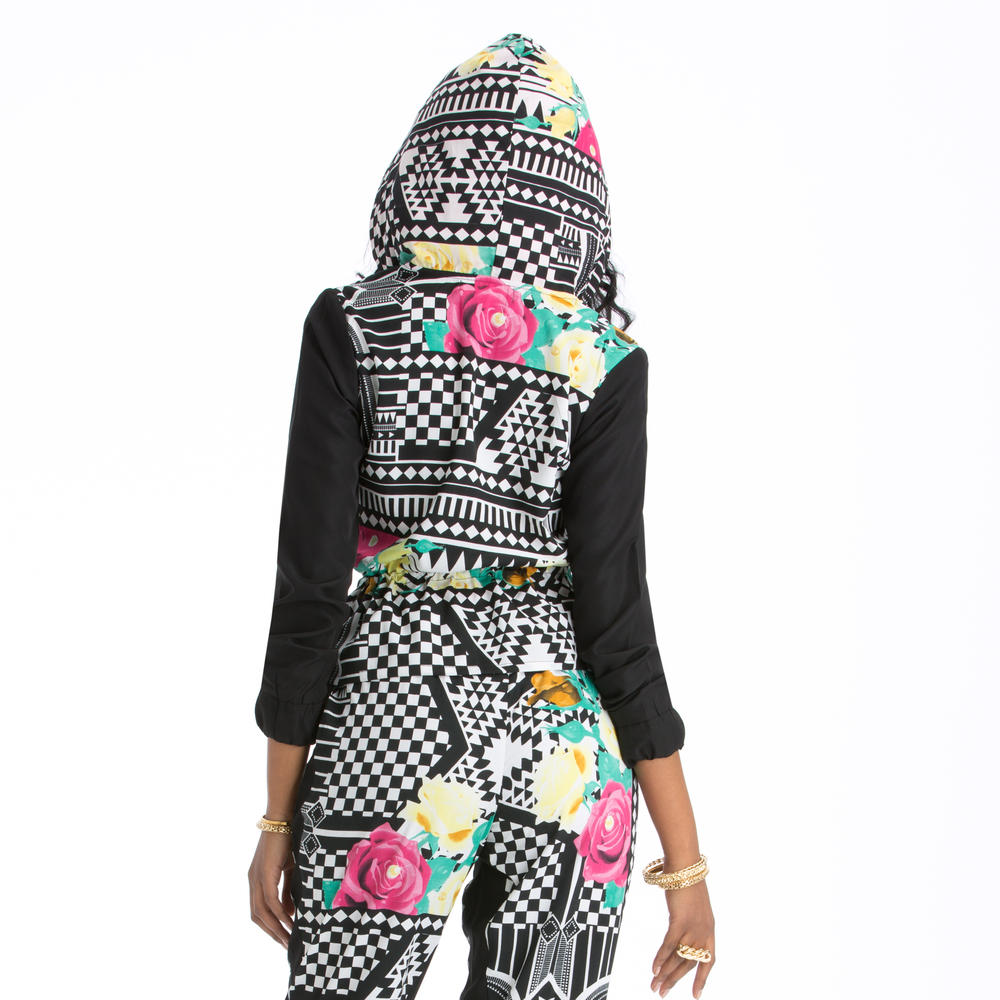 Nicki Minaj Women&#8217;s Printed Silk Hoodie
