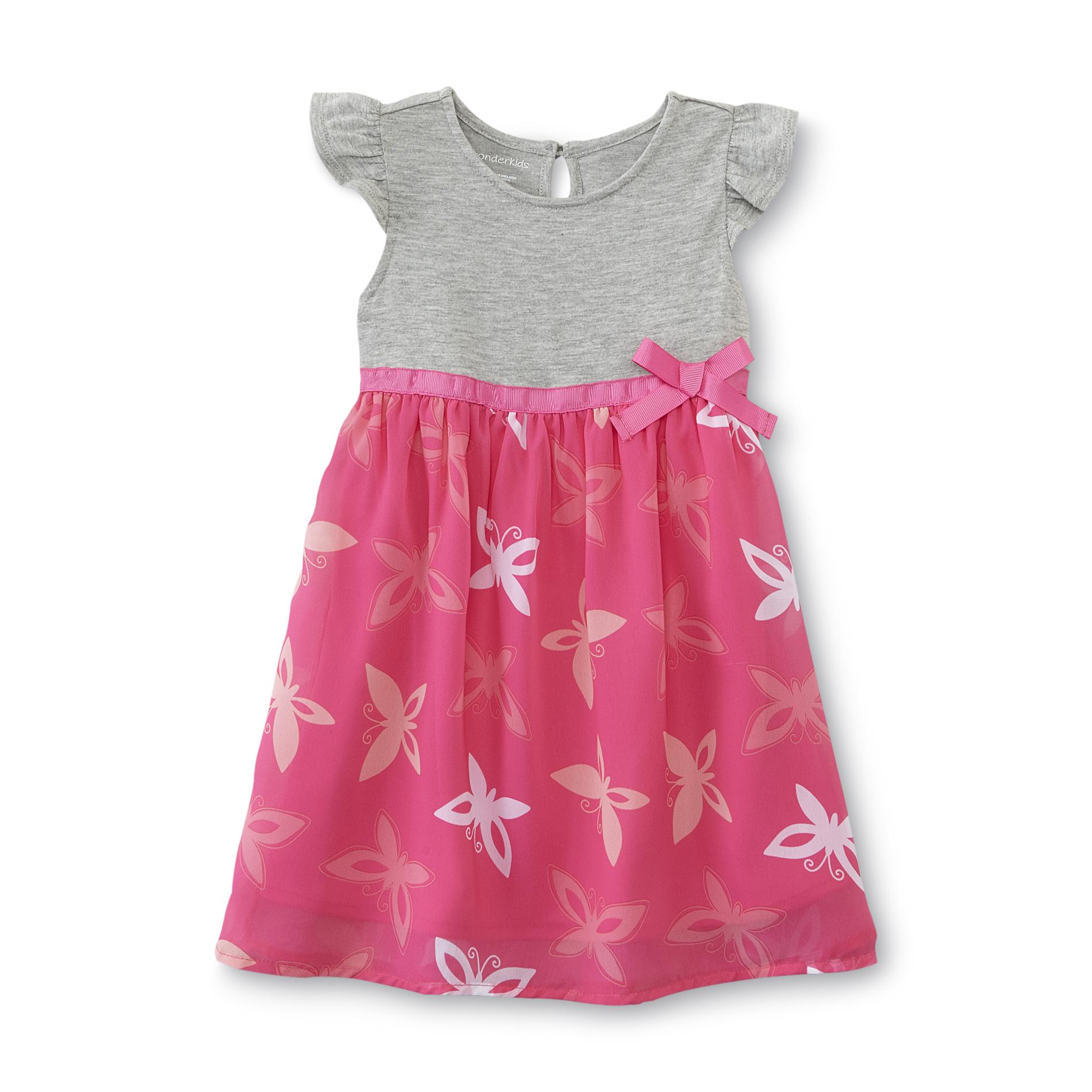 WonderKids Infant & Toddler Girl's Sleeveless Dress - Butterflies