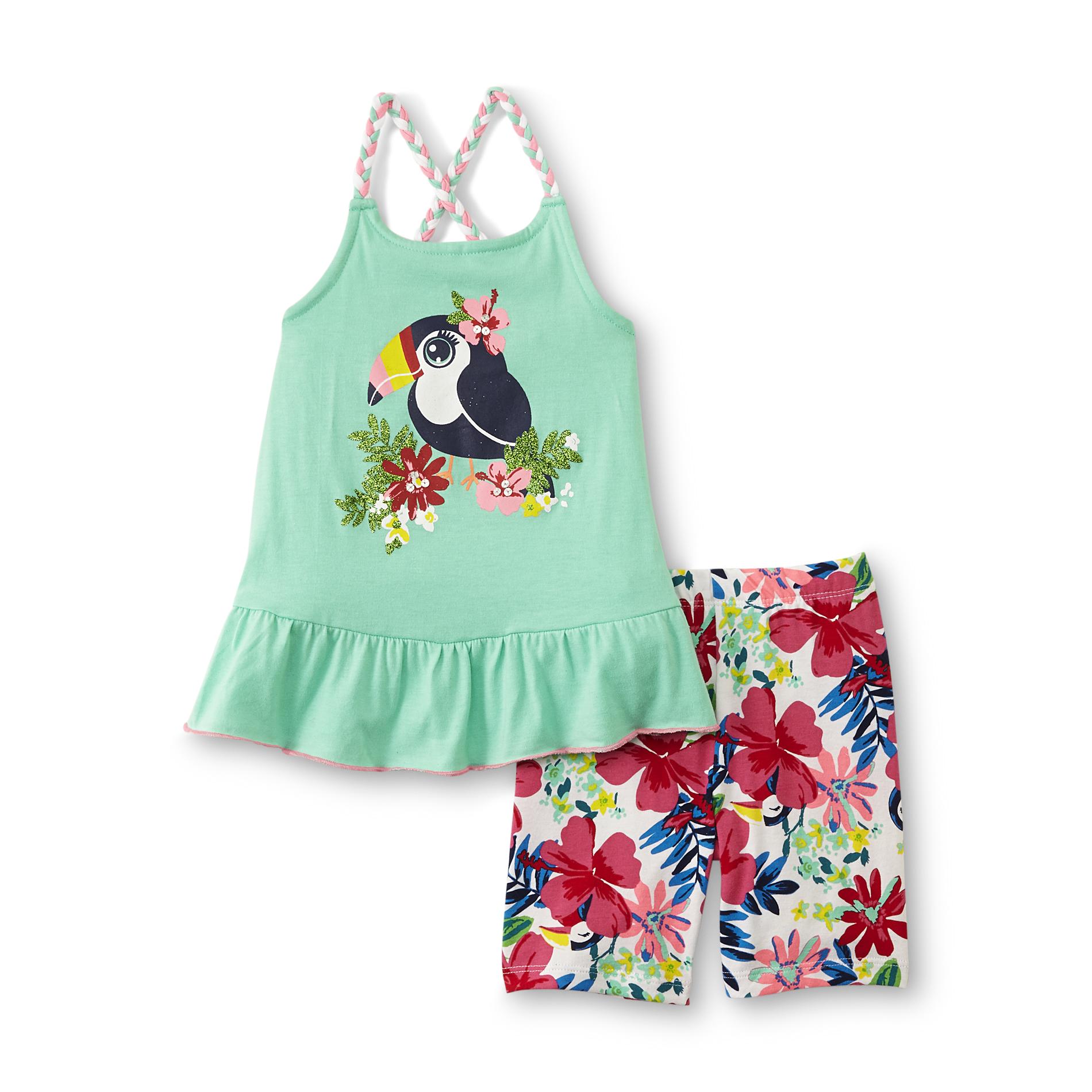 WonderKids Infant & Toddler Girl's Tank Top & Shorts - Toucan