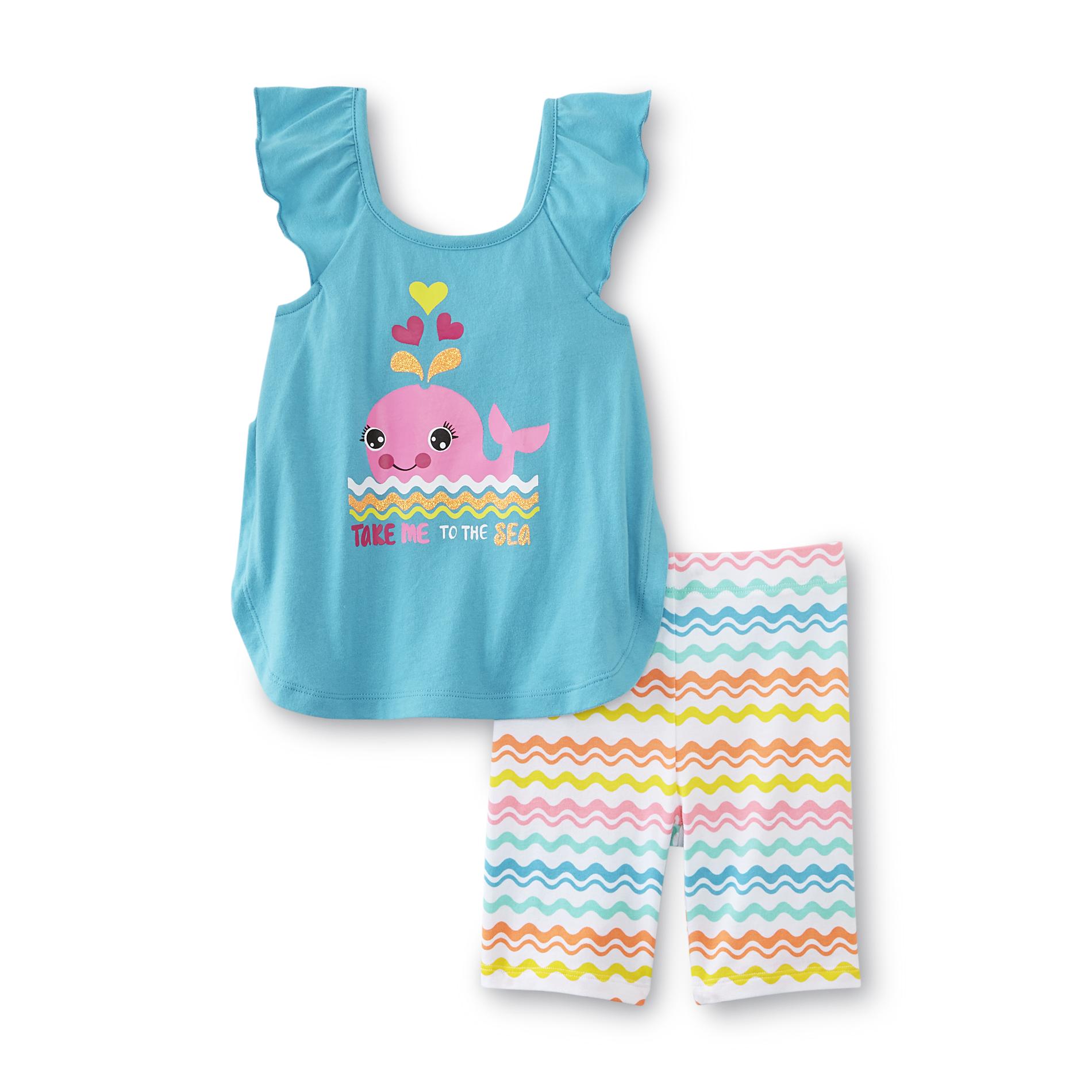 WonderKids Infant & Toddler Girl's Tank Top & Shorts - Whale
