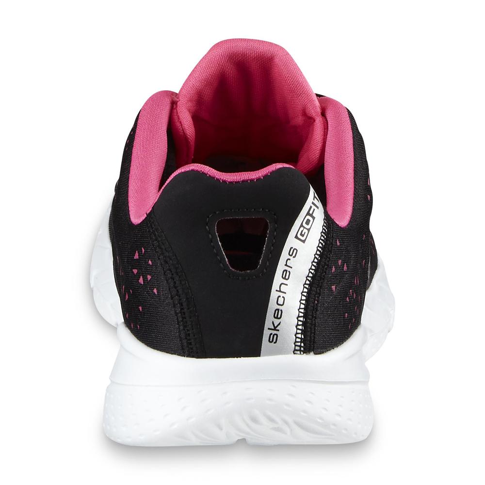 Skechers Women's GOfit 2 - Presto Athletic Shoe - Black/Pink