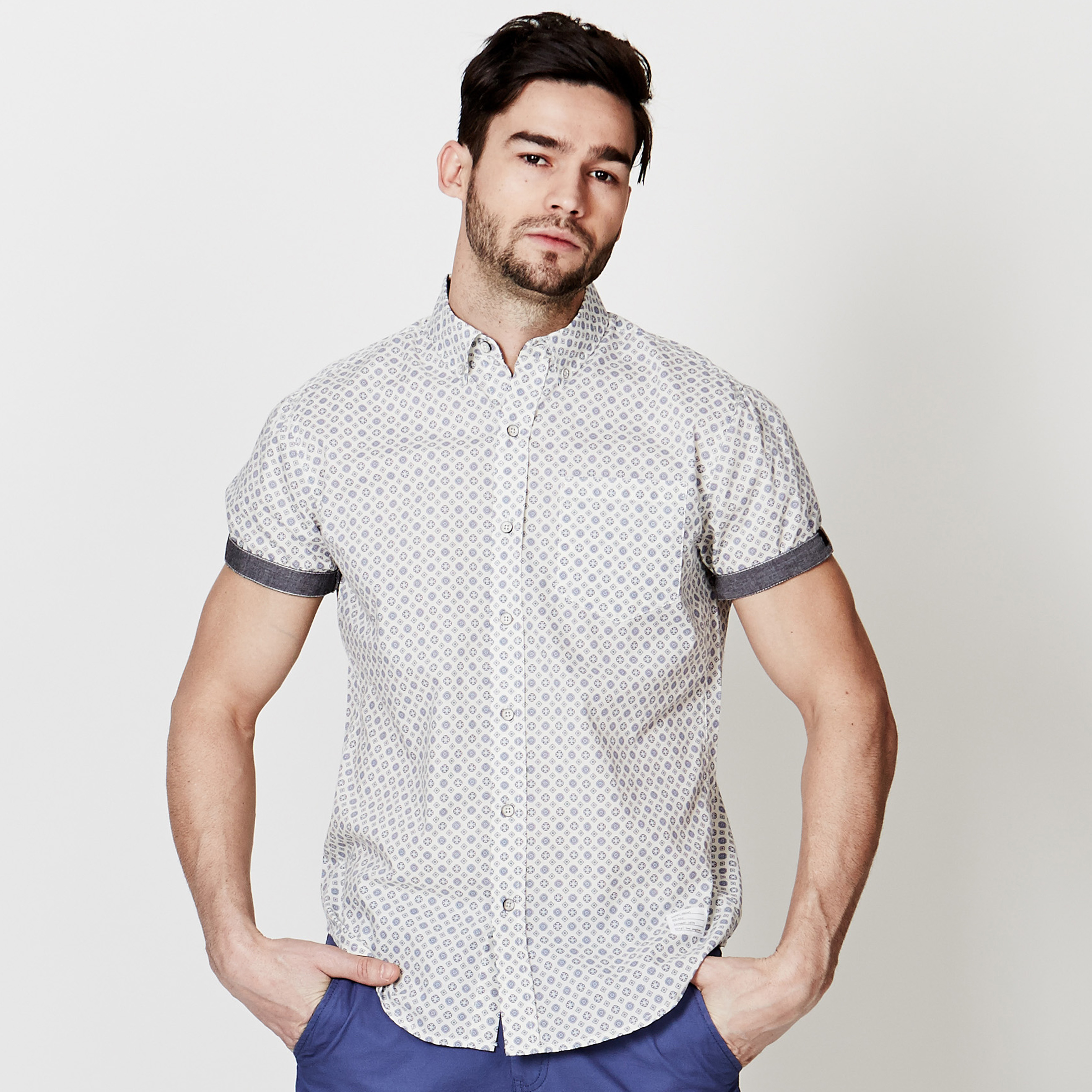Adam Levine Men&#8217;s Foulard Shirt