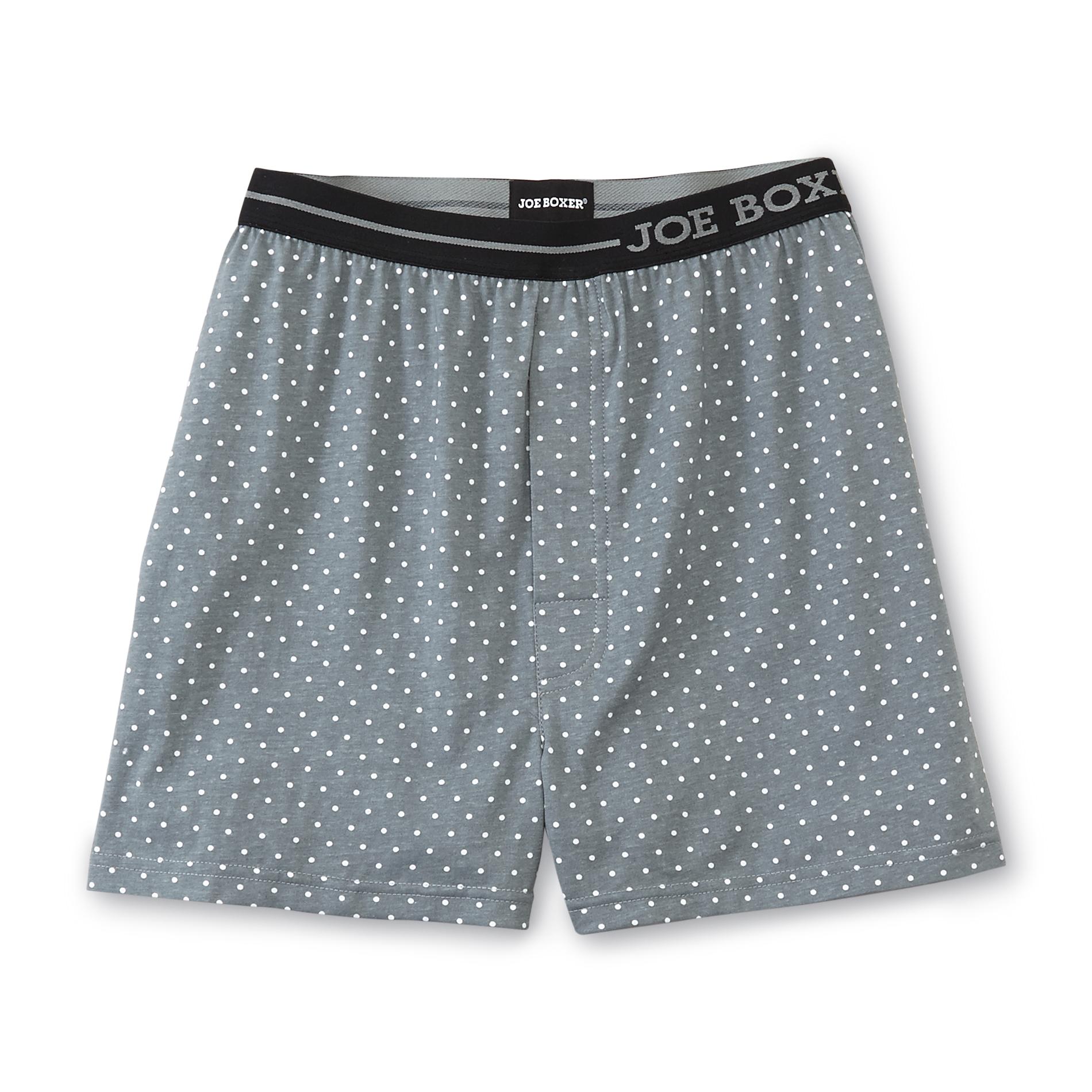 Joe Boxer Men's Knit Boxer Shorts - Polka Dot
