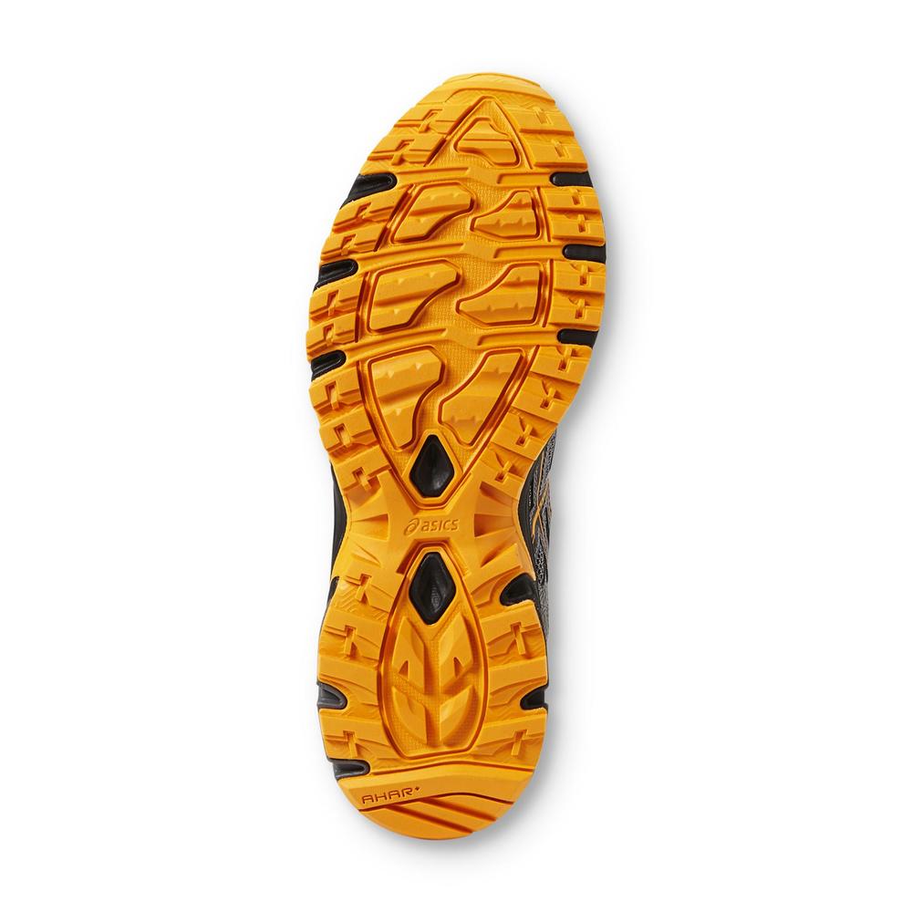ASICS Men's Gel-Sonoma Black/Gray/Orange Trail Shoe