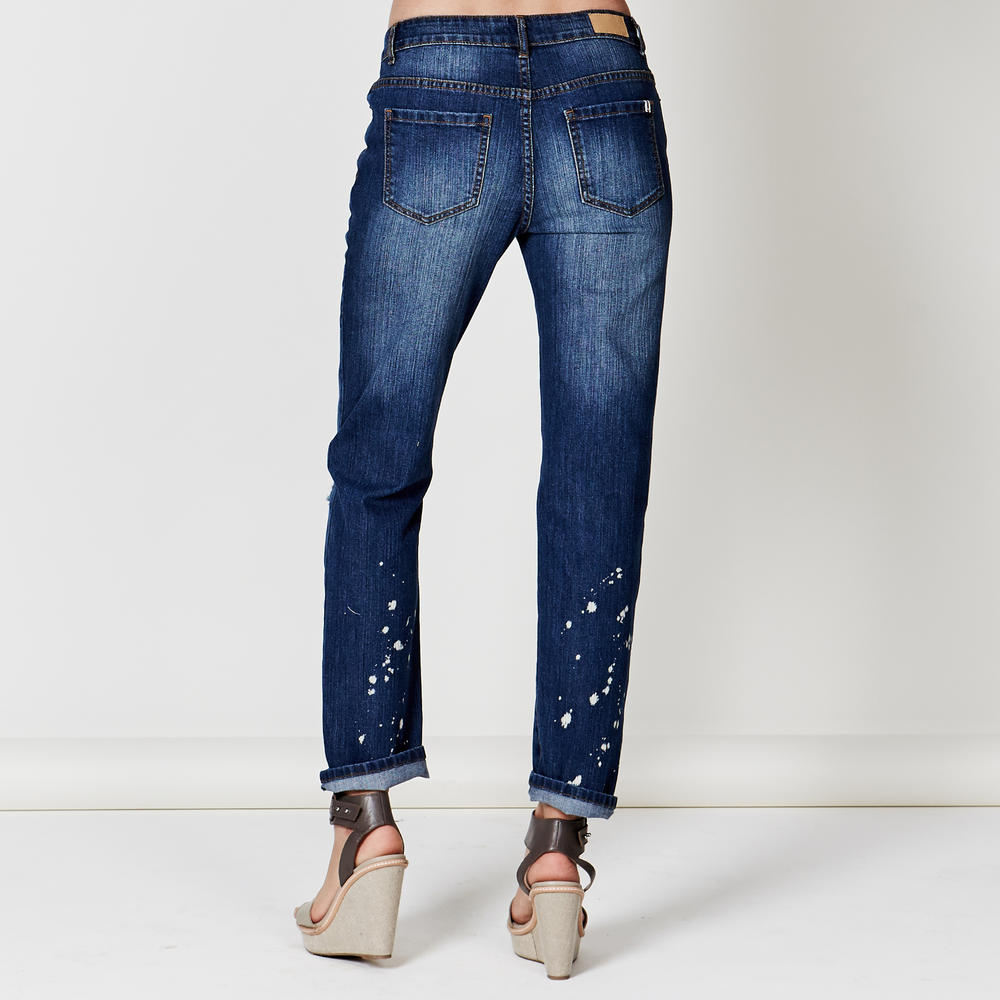 Adam Levine Women&#8217;s Ripped & Repair Jeans