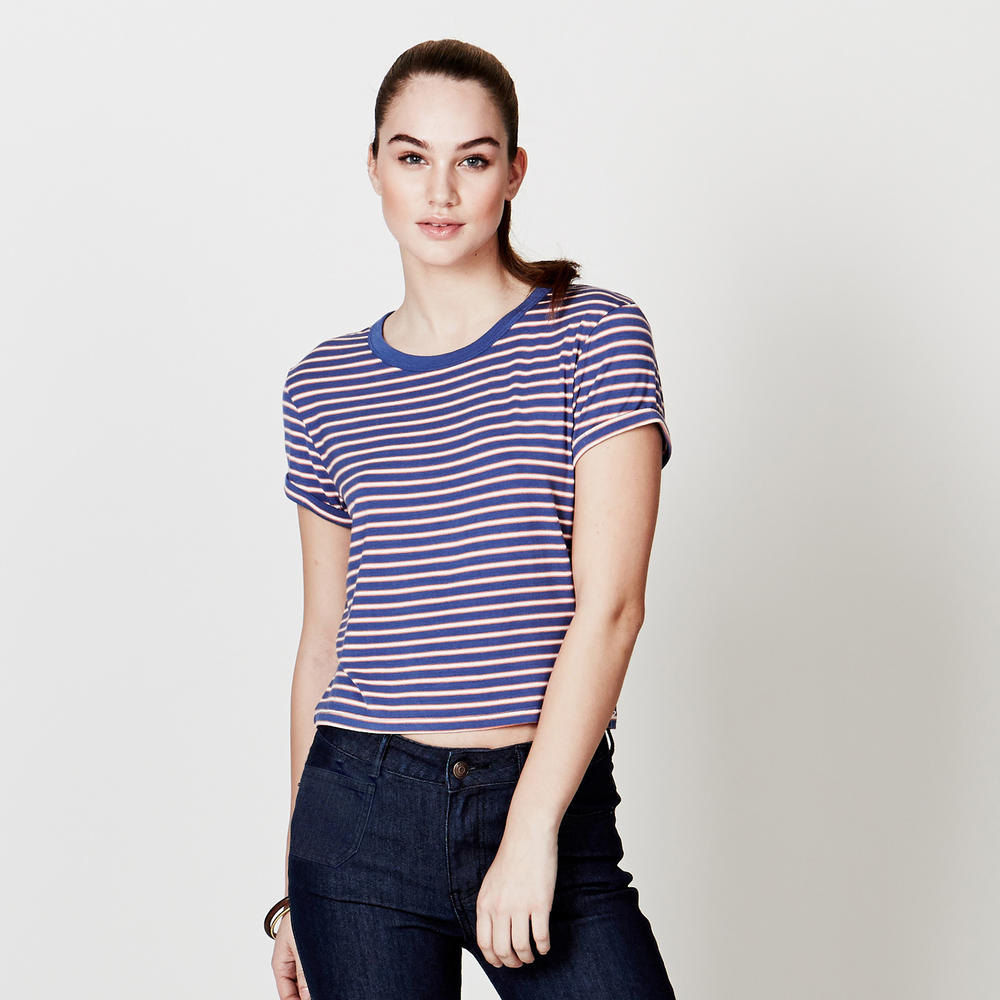 Adam Levine Women&#8217;s Multi-Striped Shirt