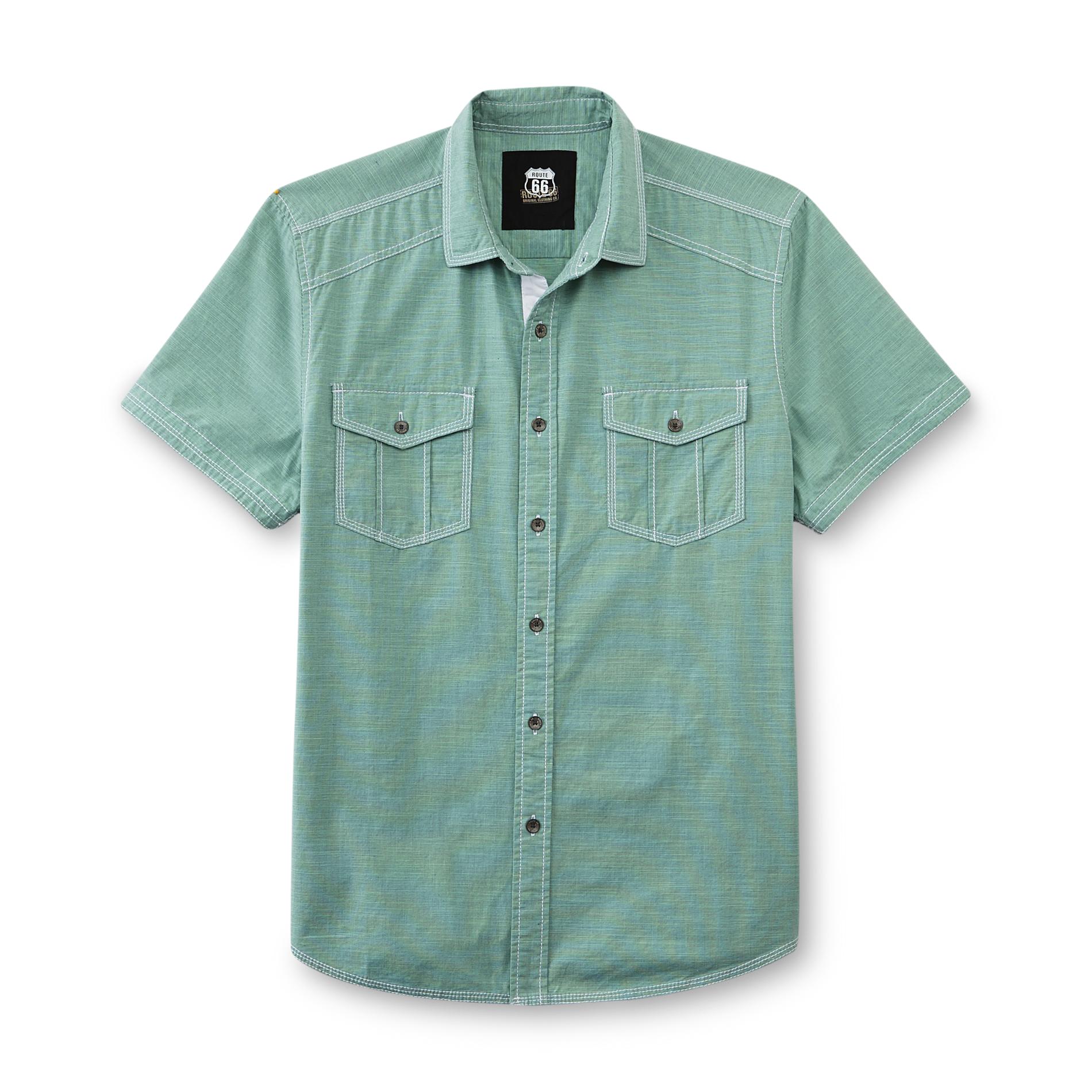 Route 66 Men's Short-Sleeve Casual Shirt