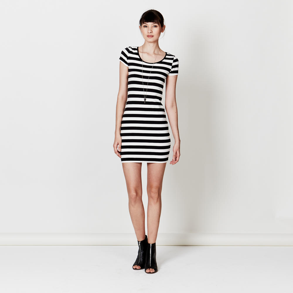Adam Levine Women&#8217;s Bodycon Striped Dress