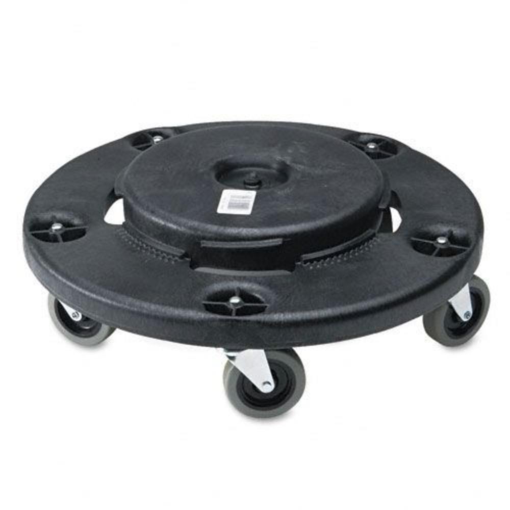 Rubbermaid RCP264000BK Round Twist On/Off Dolly
