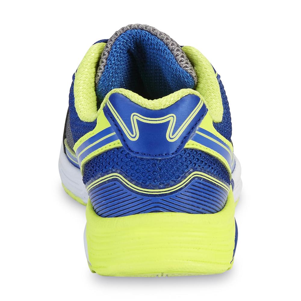 Everlast&reg; Boy's Flex Mesh Gray/Blue/Yellow Running Shoe