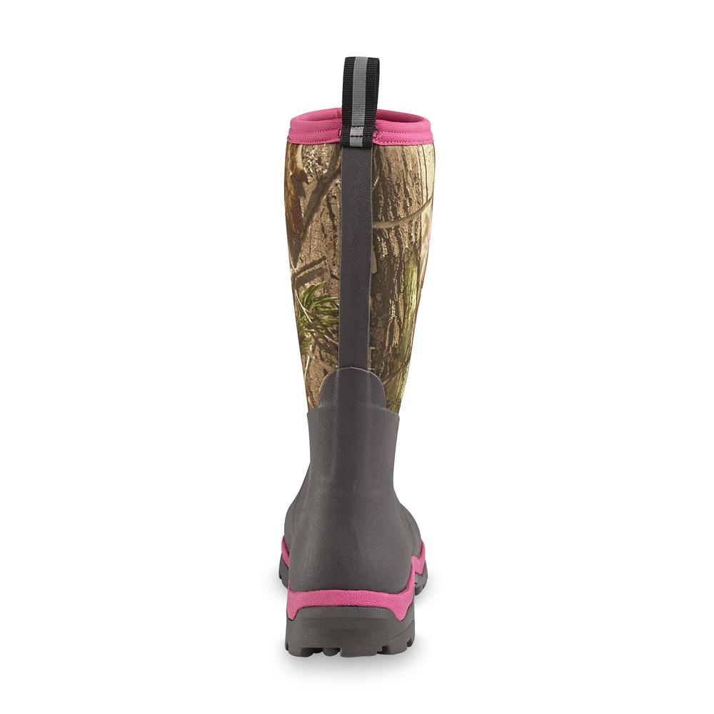 The Original Muck Boot Company Women's Woody Max Black/Pink/Camouflage