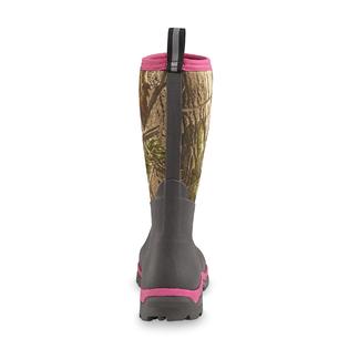 The Original Muck Boot Company Women s Woody Max Black Pink Camouflage Hunting Boot