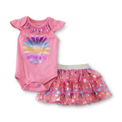 Nannette Newborn & Infant Girl's Bodysuit & Skirt - Floral