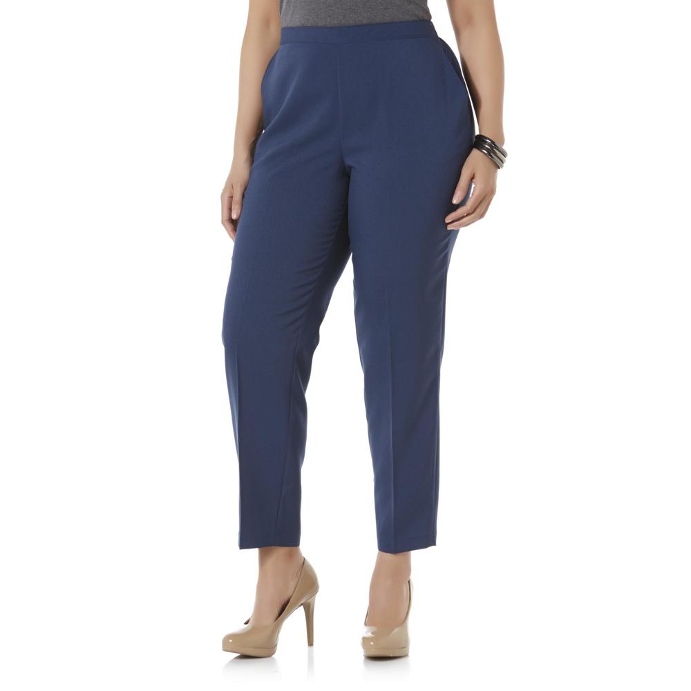 Laura Scott Women's Plus Comfort-Waist Pants - Short Length