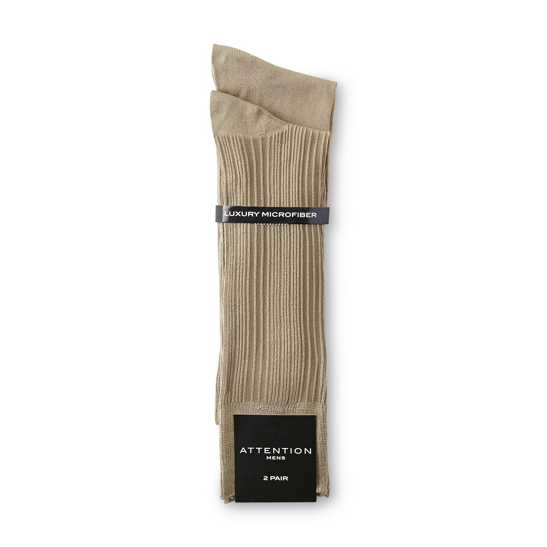 Attention Men's 2-Pairs Luxury Dress Socks