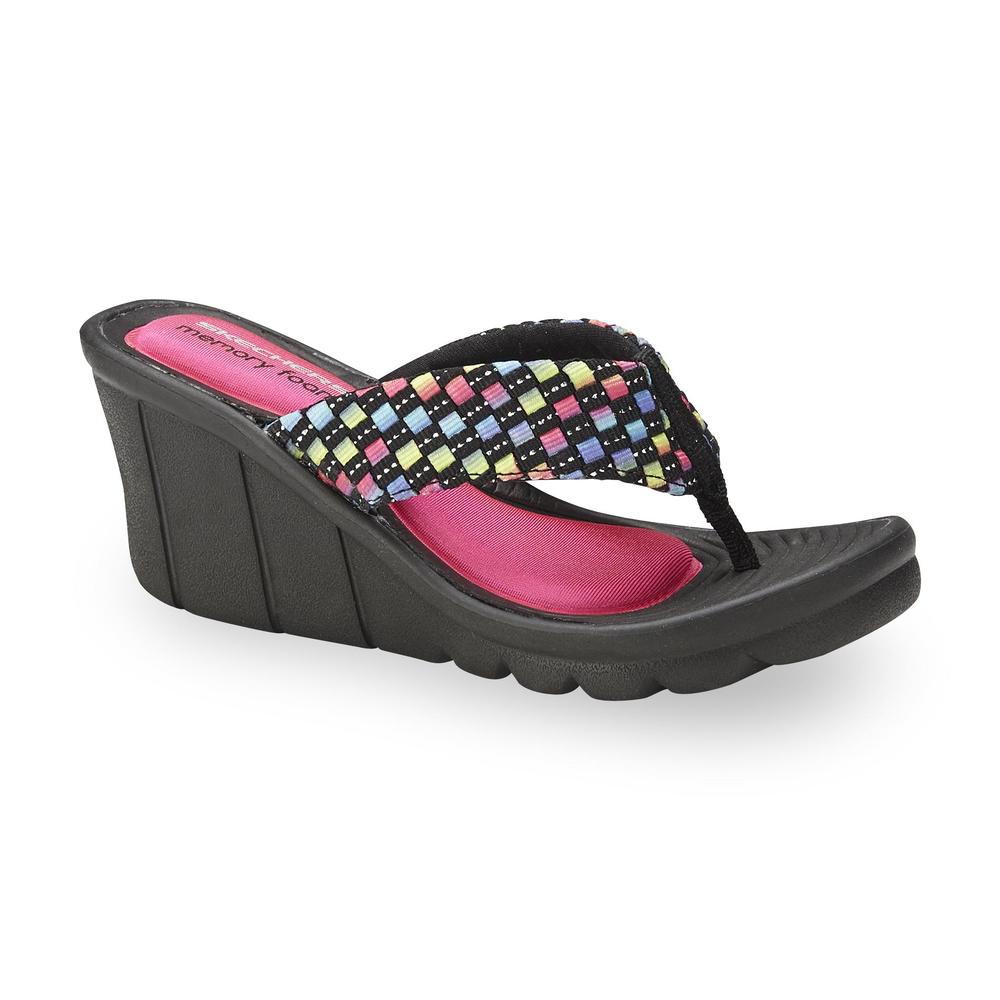 Skechers Girl's Water Wonders Black/Pink/Purple Fashion Sandal
