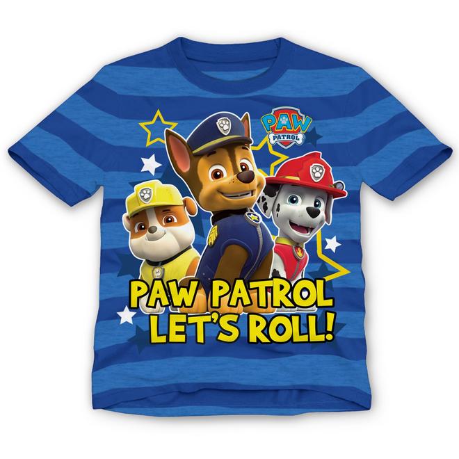 Nickelodeon PAW Patrol Toddler Boy's Graphic TShirt Striped