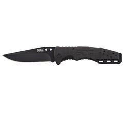 SOG Knives Black G-10 Salute Mini Lockback Stainless Pocket Knife FF1101-CP