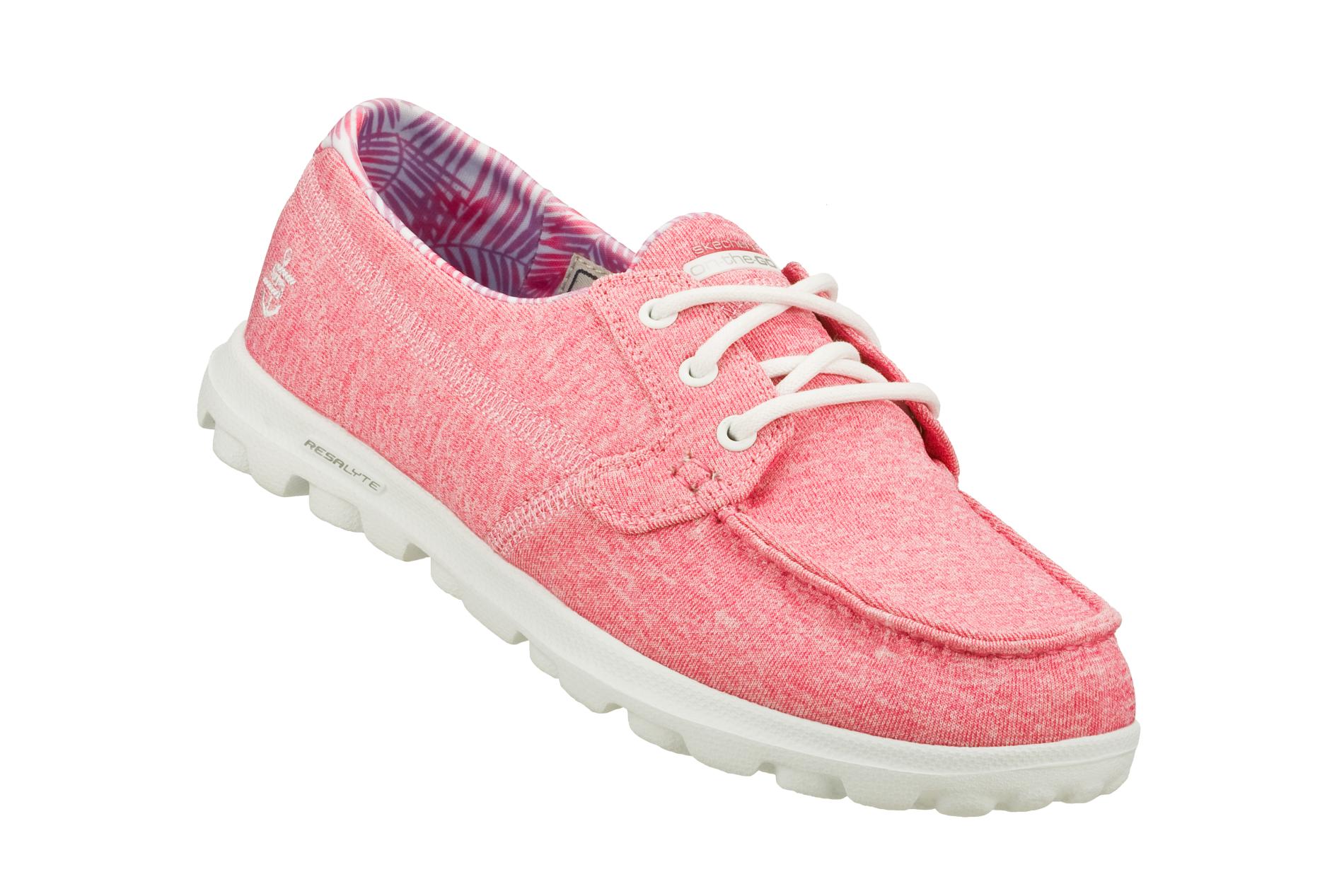 Skechers Women's On the Go Flagship Pink Boat Shoe