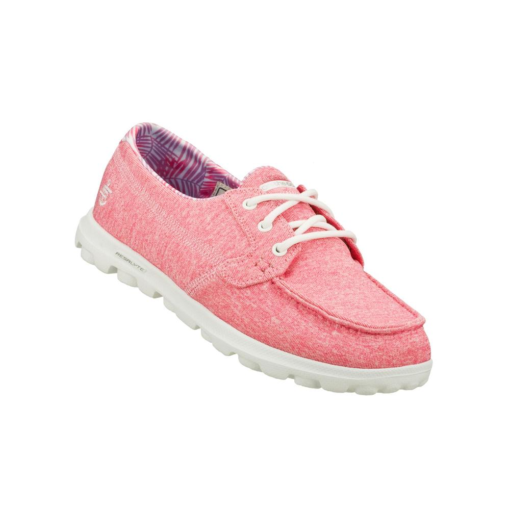Skechers Women's On the Go - Flagship Pink Boat Shoe