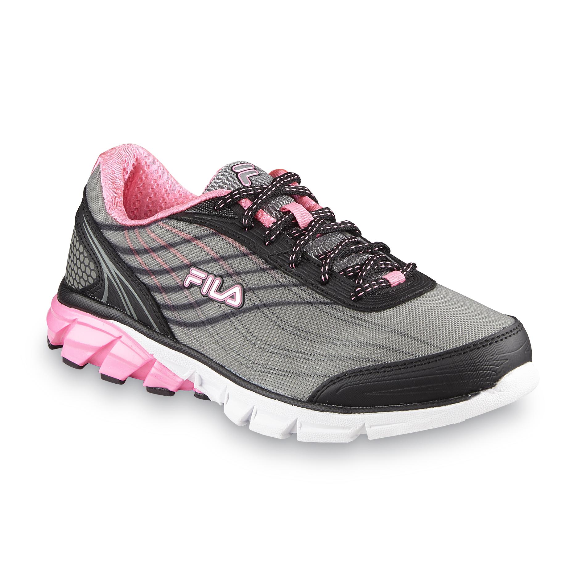 Fila Women's Head of the Pack Energized Athletic Shoe - Gray/Pink