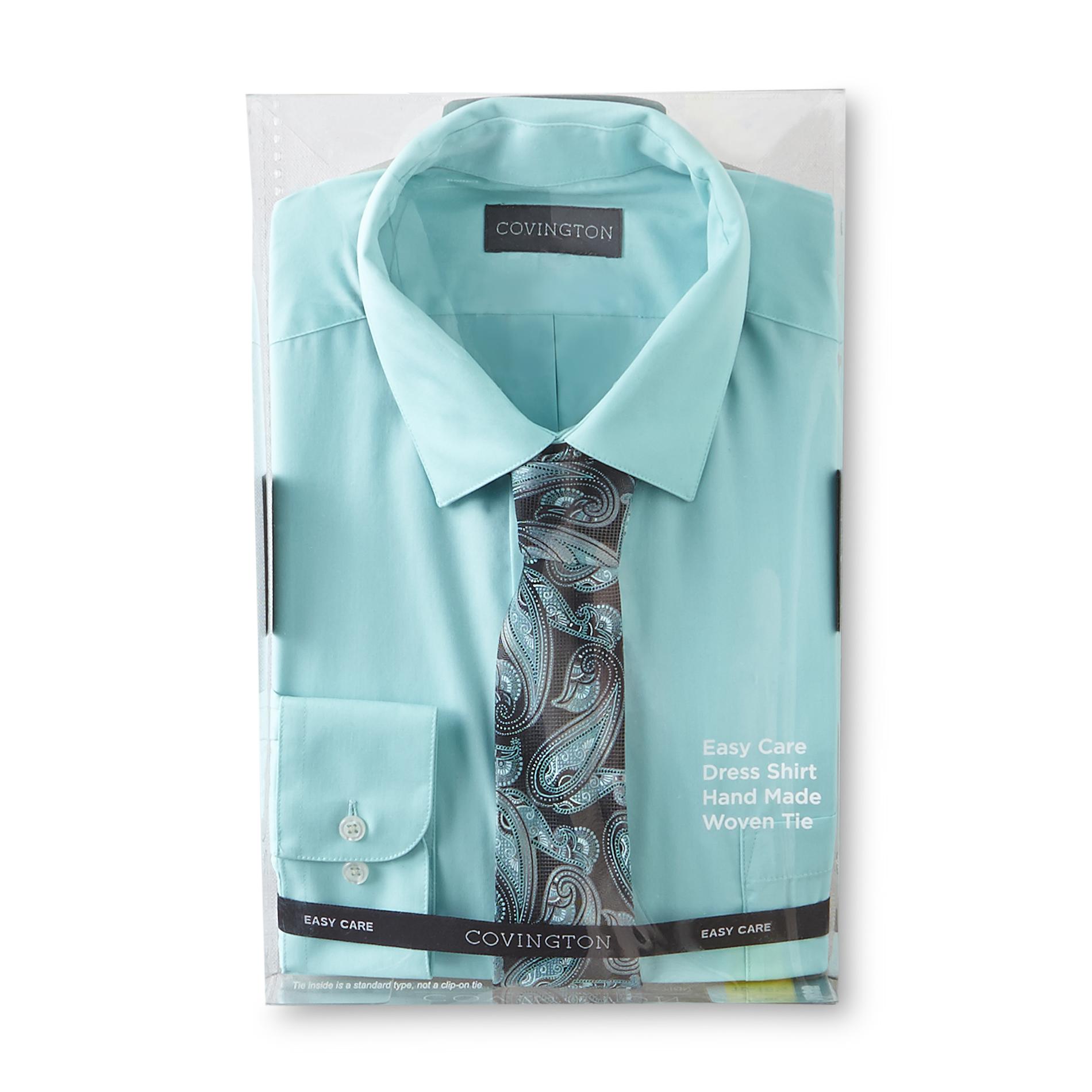 Covington Men's Dress Shirt & Necktie