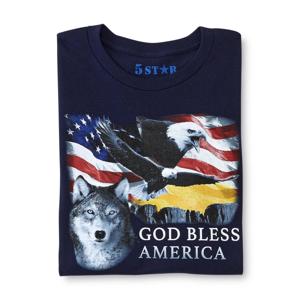 Men's Graphic T-Shirt - God Bless America