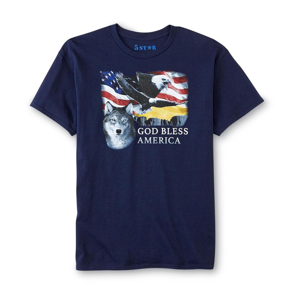 Men's Graphic T-Shirt - God Bless America