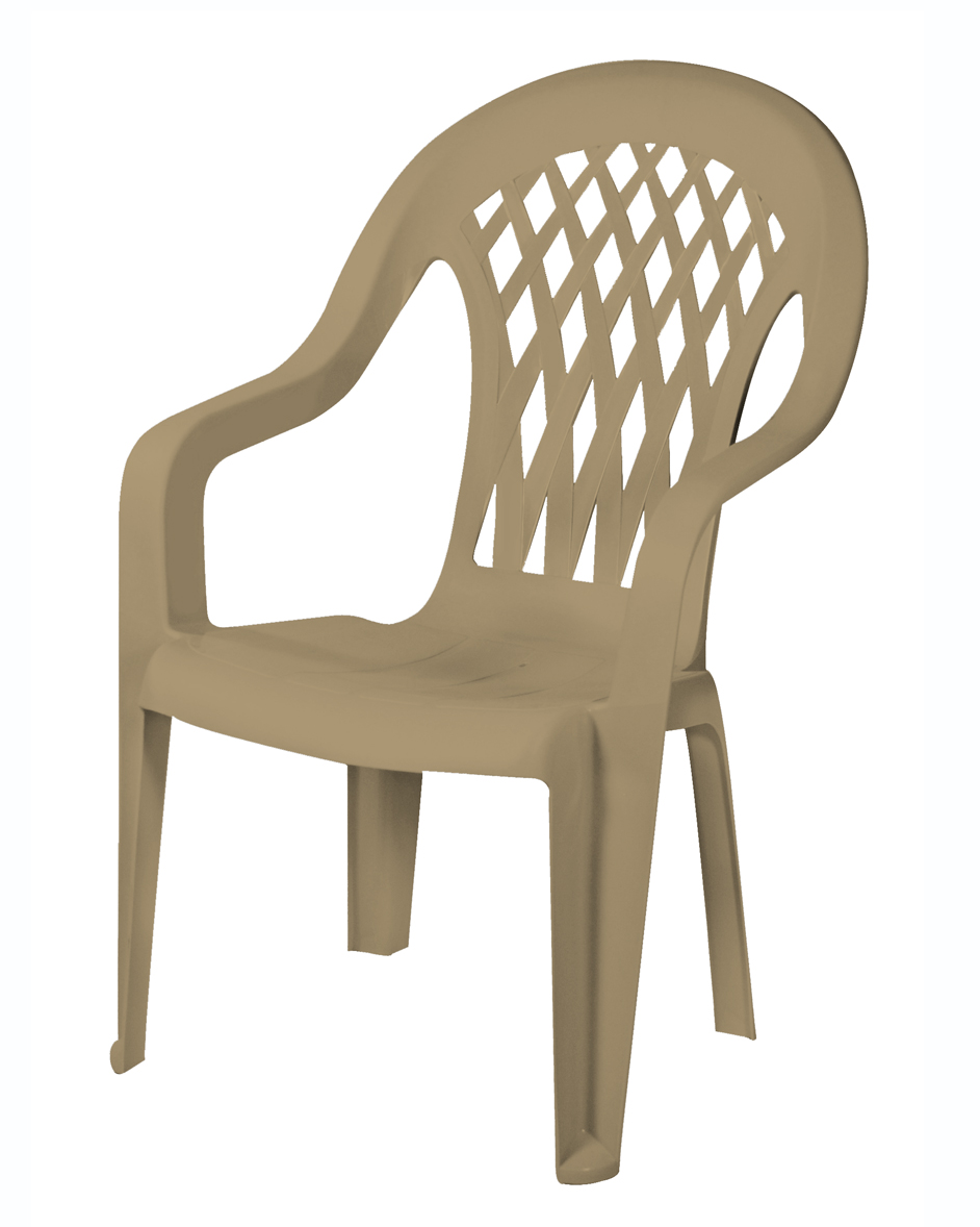 Gracious Living Lattice High Back Chair Sandstone
