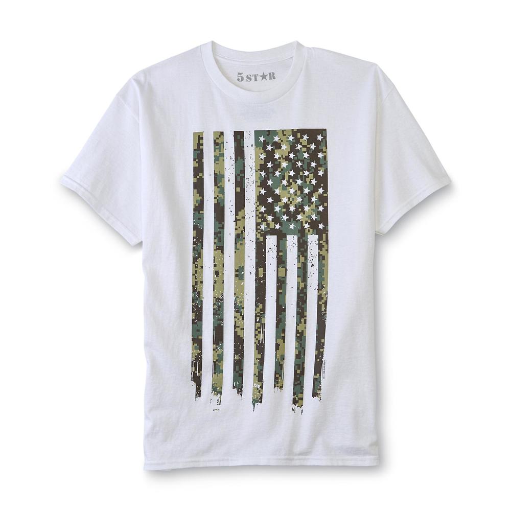 Men's Graphic T-Shirt - Camo Flag