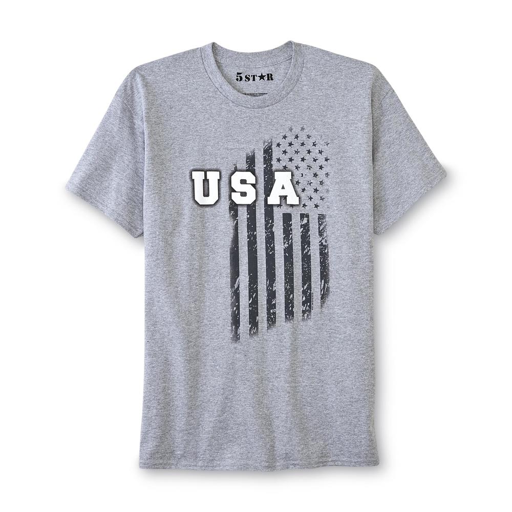 Men's Graphic T-Shirt - USA Flag