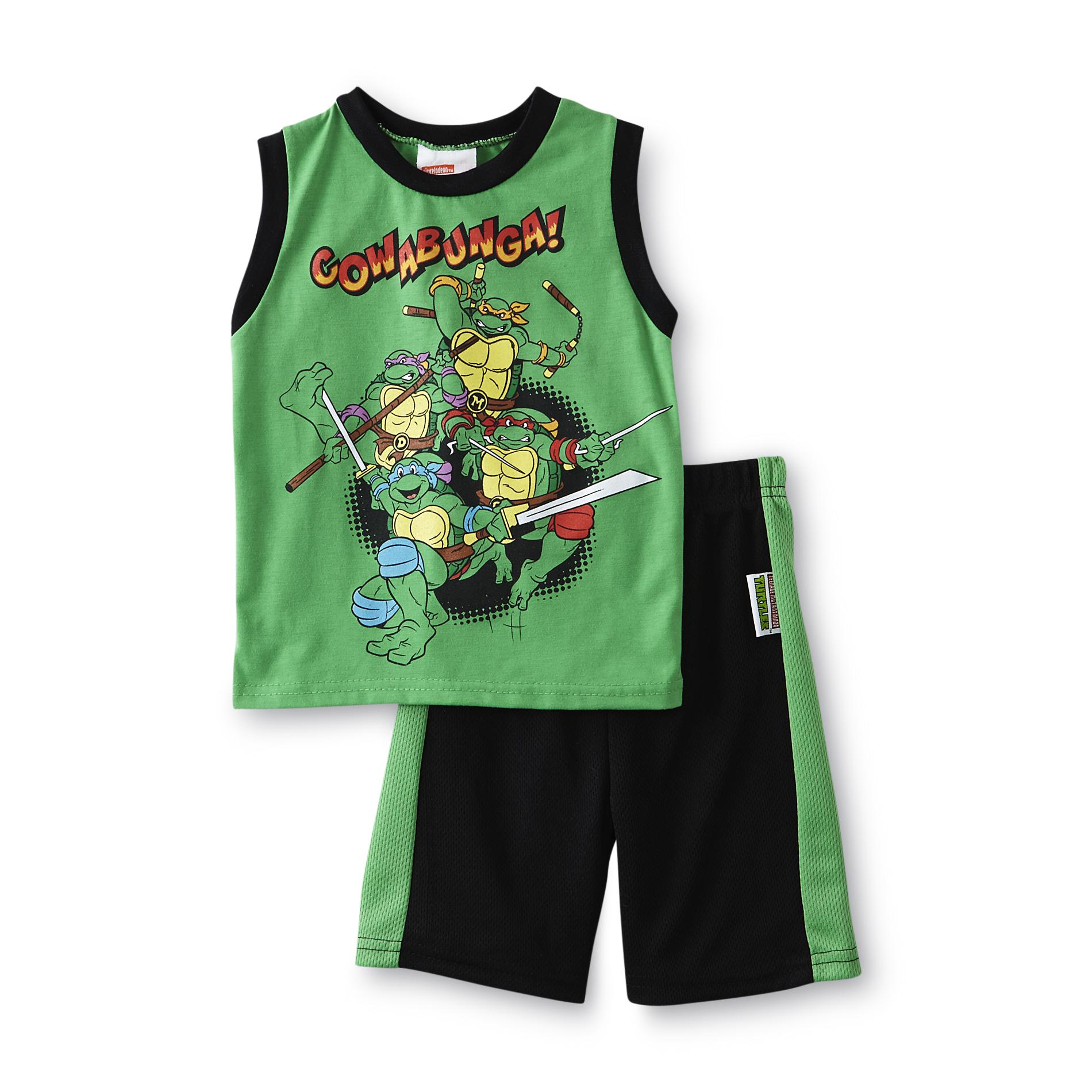 Nickelodeon Teenage Mutant Ninja Turtles Infant & Toddler Boy's Muscle Shirt & Shorts