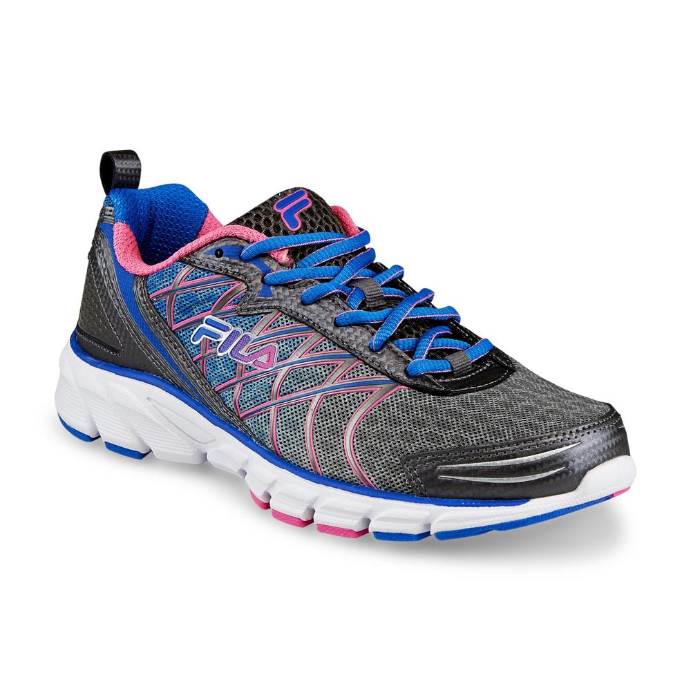 Fila Women's Core Calibration Silver/Blue/Plum Running Shoe