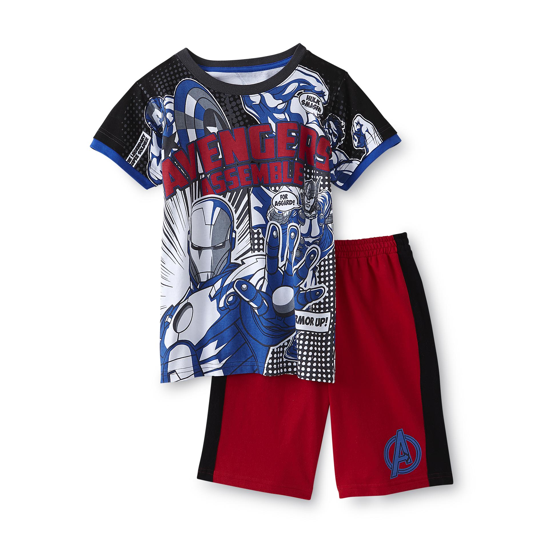 Marvel Avengers Assemble Boy's T-Shirt & Shorts