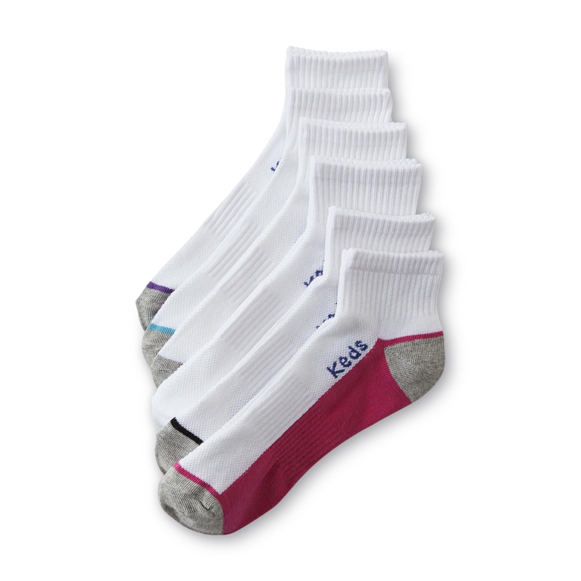 Keds Women's 6Pairs Quarter Sport Socks