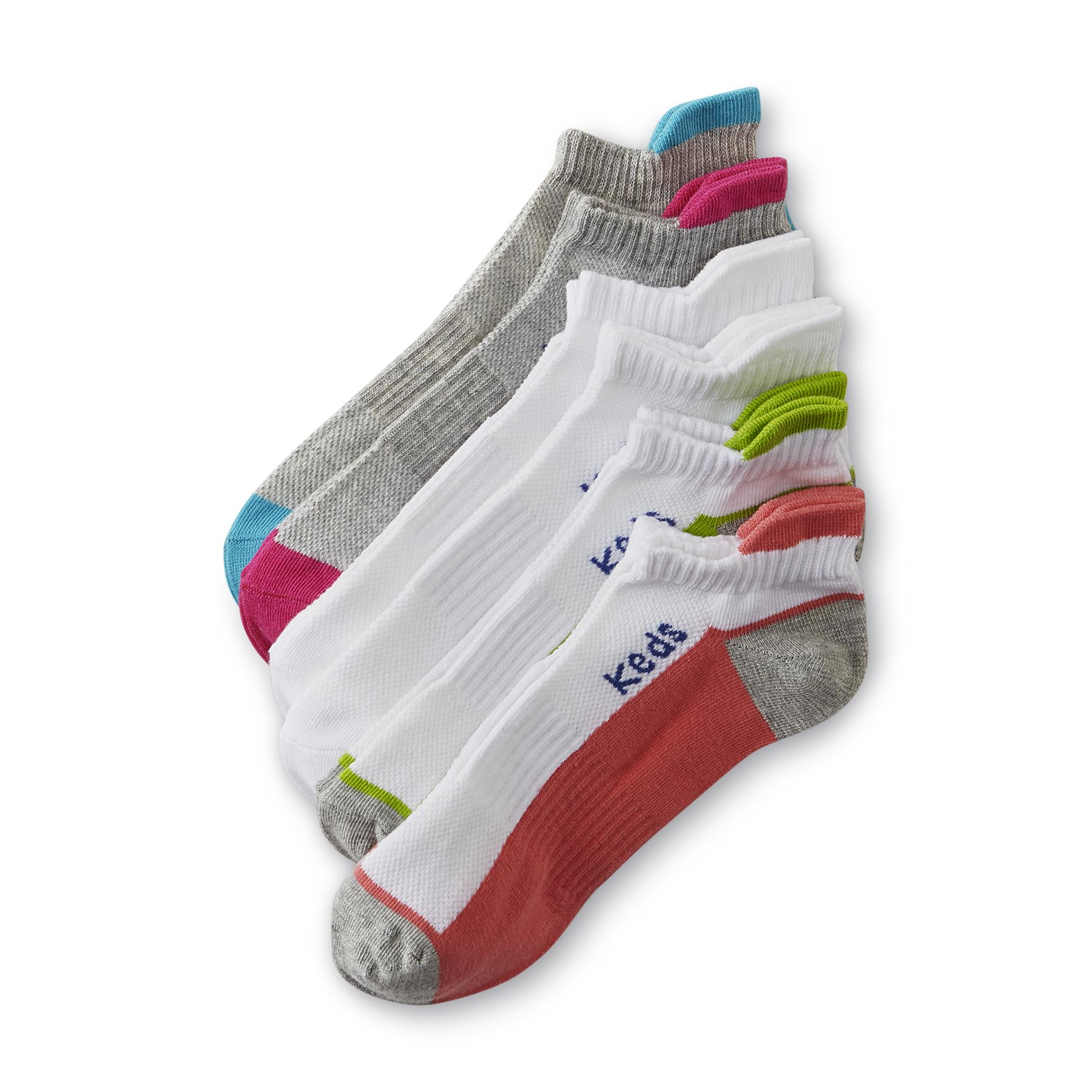 Keds Women's 6Pairs NoShow Tab Sport Socks