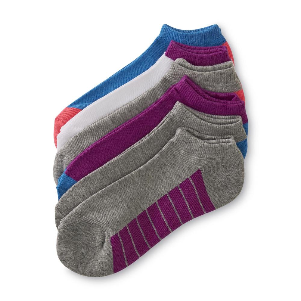 Joe Boxer Women's 6-Pairs Sporty No-Show Socks - Assorted