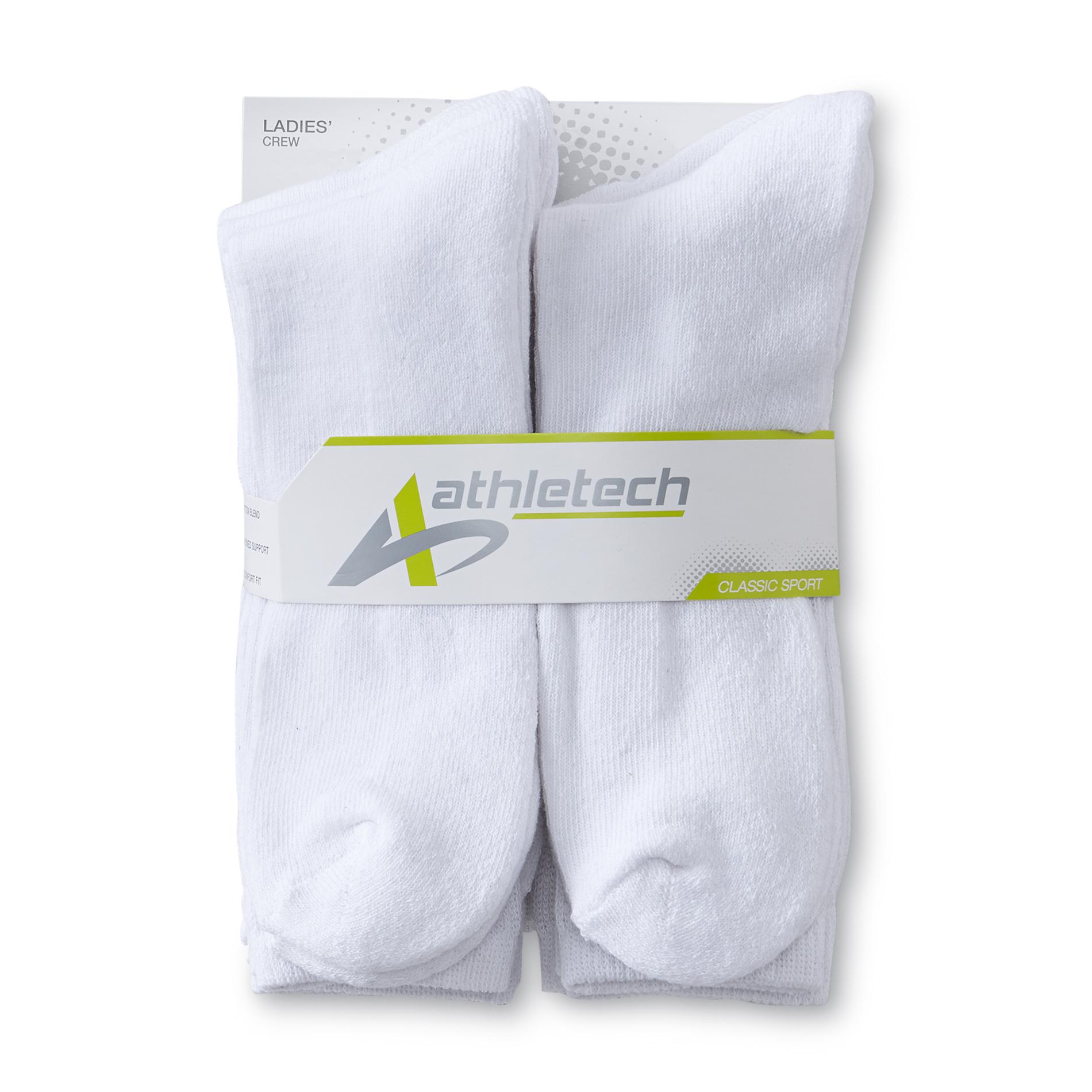 Athletech Women's 10Pairs Performance Sport Crew Socks