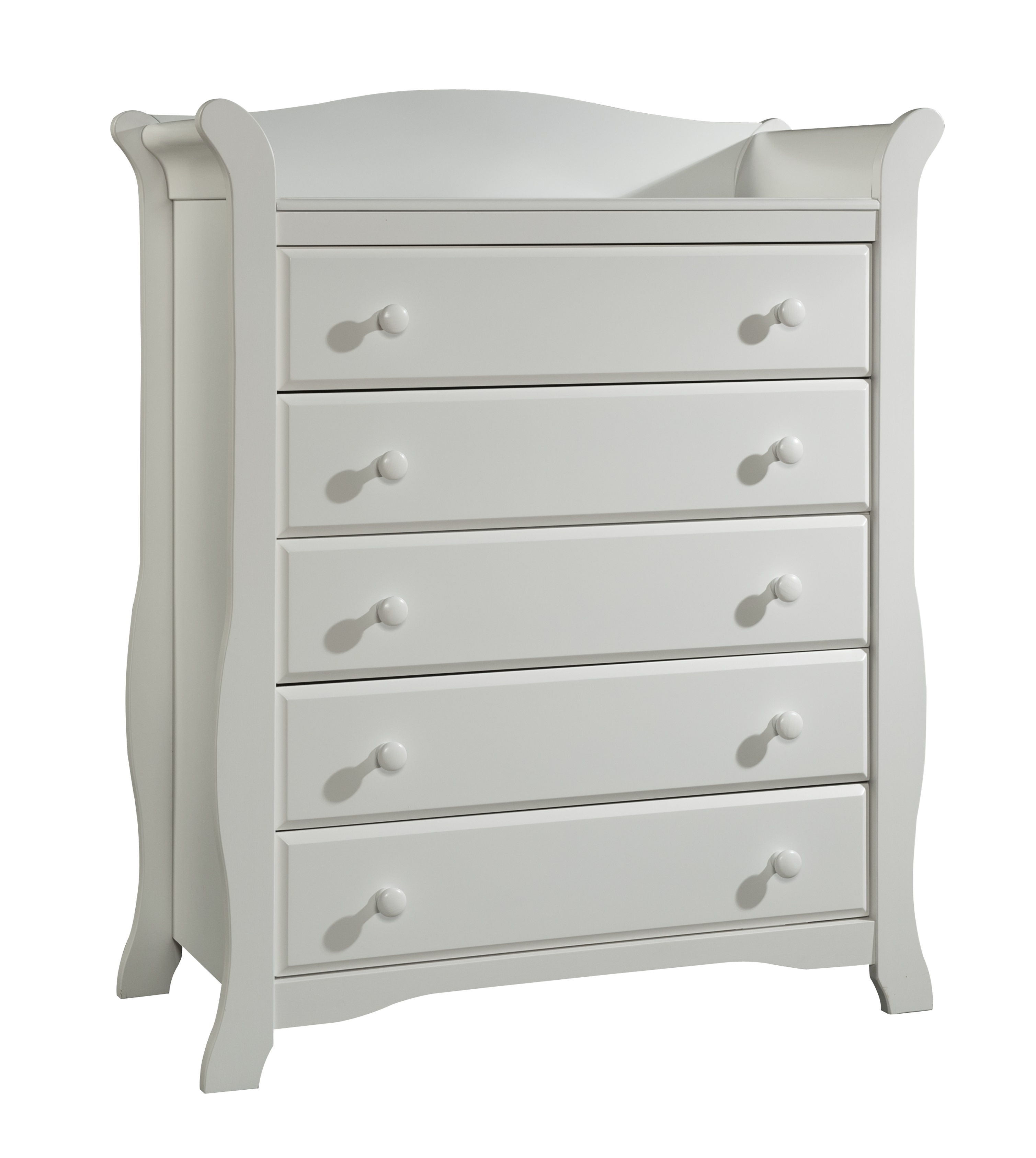 Storkcraft Avalon 5 Drawer Dresser White