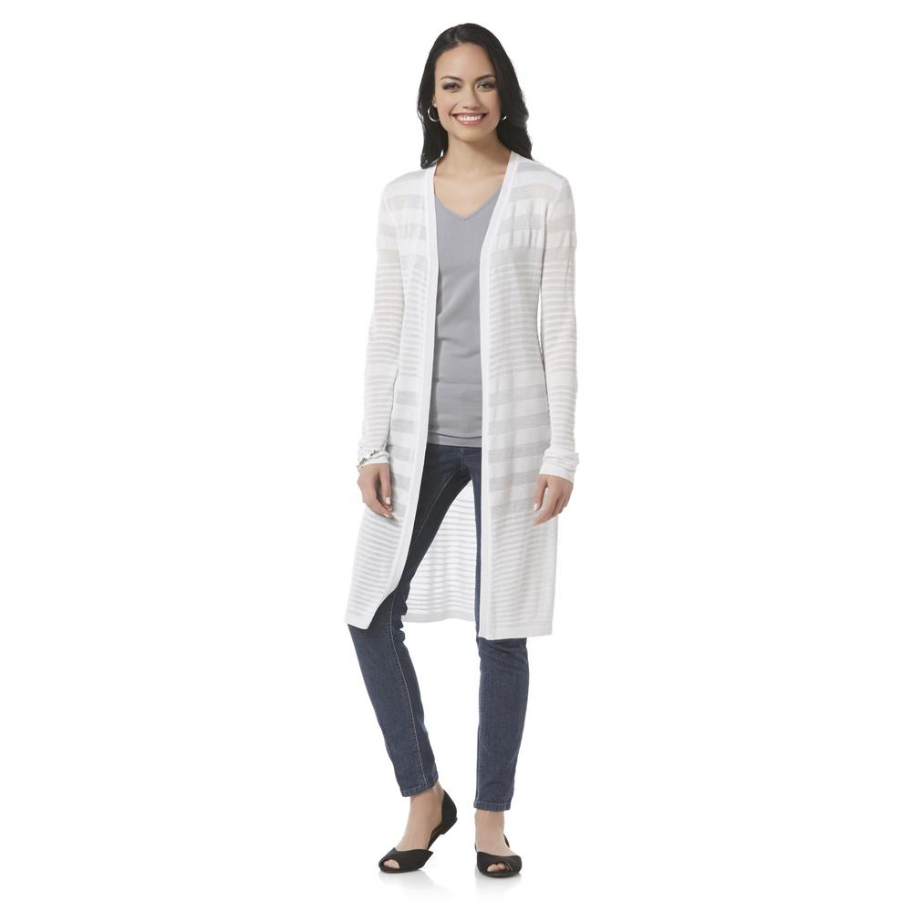 Attention Women's Duster Cardigan - Striped