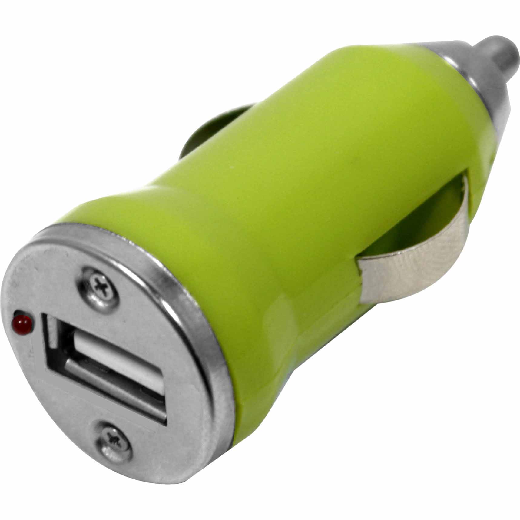 Wireless Gear BL1439 1-Amp Mini USB Car Charger - Green Wireless Gear BL1439 1-Amp Mini USB Car Charger - Green