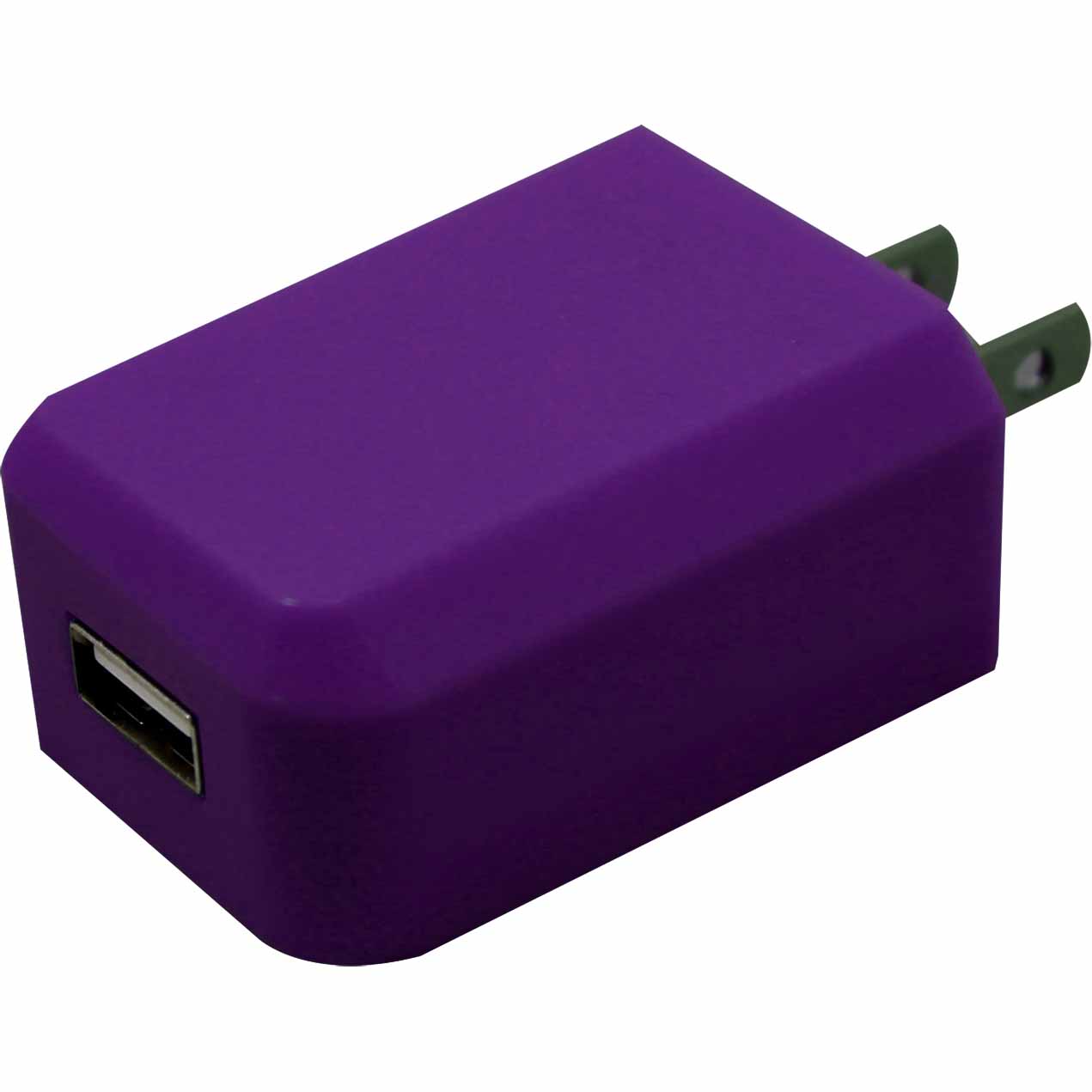 Wireless Gear BL1447 1-Amp Mini USB AC Charger - Purple Wireless Gear BL1447 1-Amp Mini USB AC Charger - Purple