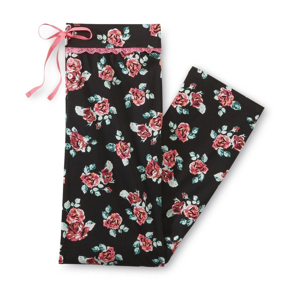 Joe Boxer Women's Plus Knit Pajama Pants - Floral