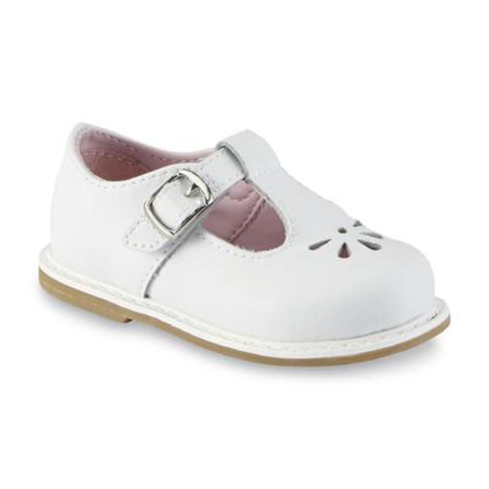 Natural Steps Toddler Girl's Freesia White Mary Jane Shoe