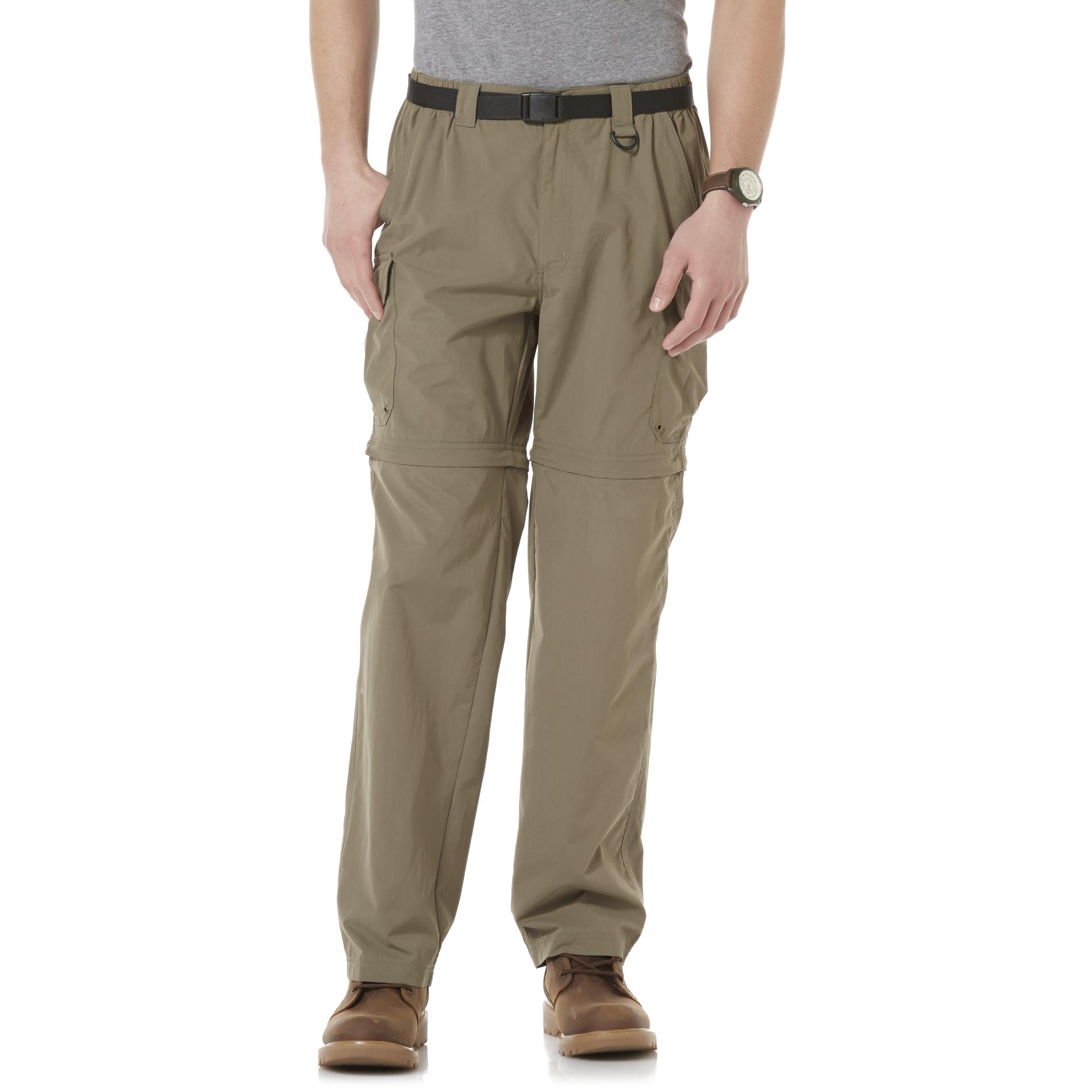 Outdoor Life Men's Belted Convertible Pants